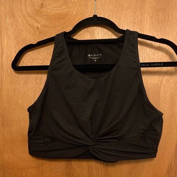 Athleta Other - Black twist front Athleta sports bra